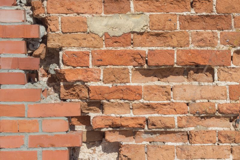 Cracked Brick Wall Repair