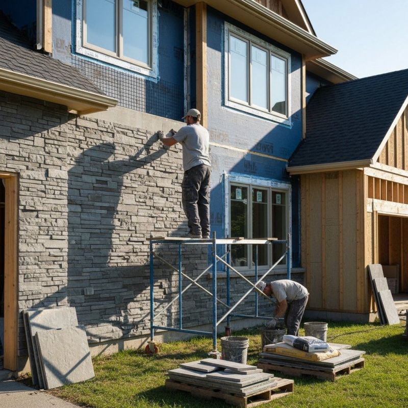 Stone Cladding Installation