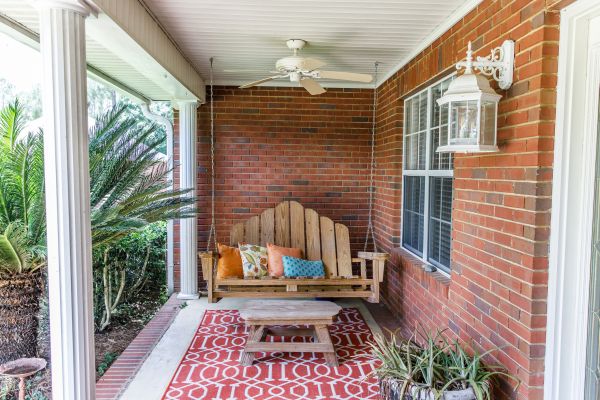 Porch Brick Repair in Brownsburg