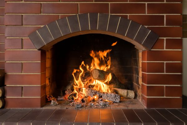 Brick Fireplace Installation in Brownsburg