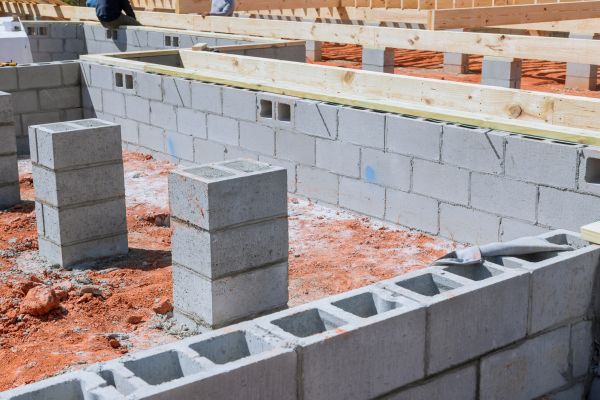 Cement Block Installation in Brownsburg