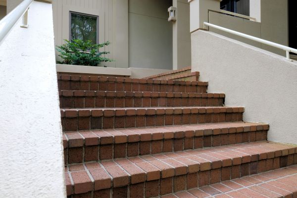 Entryway Brick Repair in Brownsburg